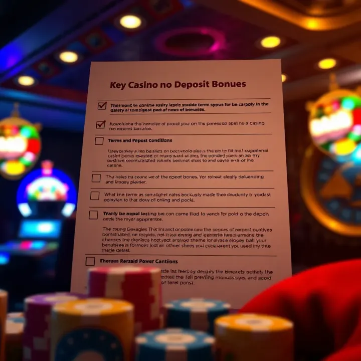 Key Terms to Know for Casino Bonus Offers Checklist highlighting terms and conditions for online casino bonuses