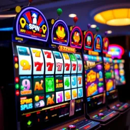 Diverse Slot Machine Games at Ozwin Casino Colorful slot machine reels featuring various symbols and vibrant graphics