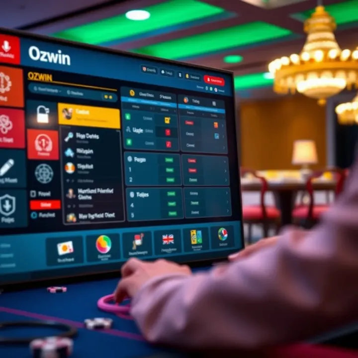 Overview of Ozwin Software Interface User interface of Ozwin software displaying various tools and options
