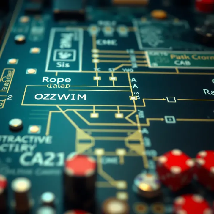 Diagram illustrating the structure and components of Ozwin codes in a technical layout